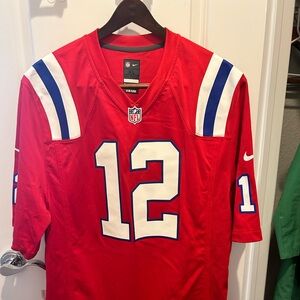Like new Tom Brady #12 Patriots NFL Brand Jersey, Men’s XL